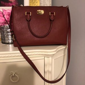Burgundy MK purse